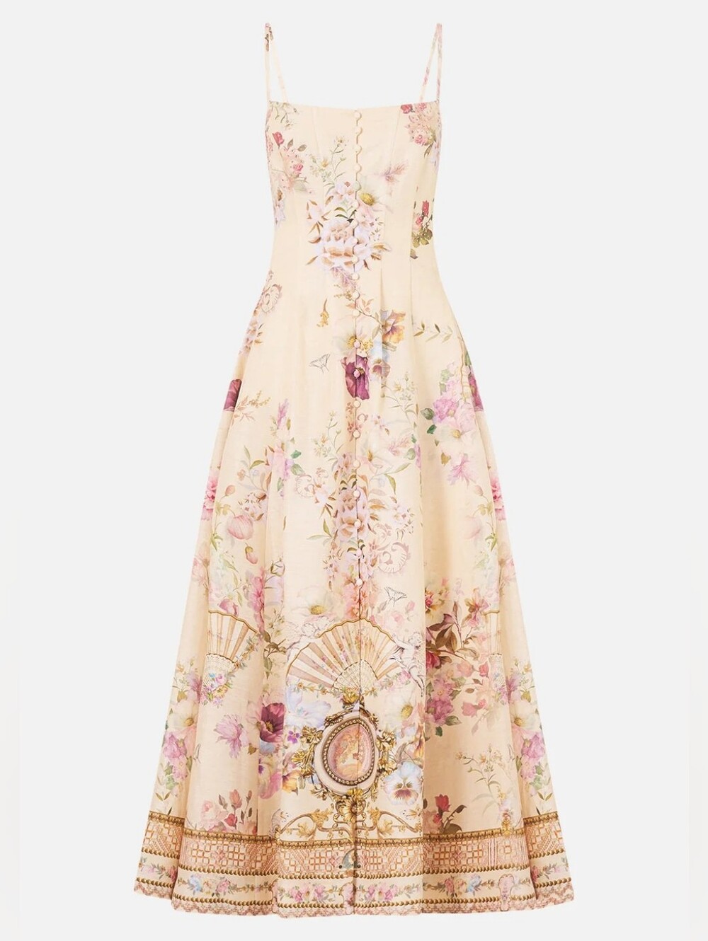 Camilla Corset Dress With Long Flared Skirt - Picture 6 of 16